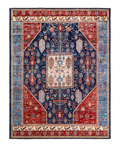 Adorn Hand Woven Rugs Serapi M1971 8' X 10'5" Area Rug In Blue
