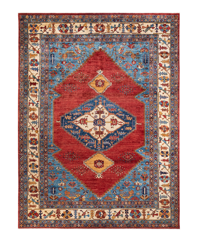 Adorn Hand Woven Rugs Serapi M1971 10'1" X 13'10" Area Rug In Orange