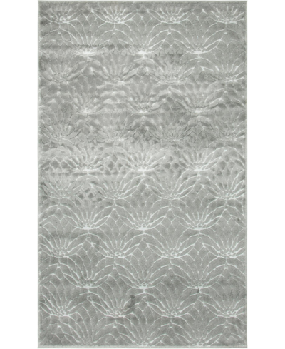 Marilyn Monroe Glam Mmg003 5' X 8' Area Rug In Gray