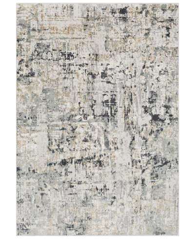 Surya Quatro Qua-2302 Silver Gray 5'3" X 7'3" Area Rug