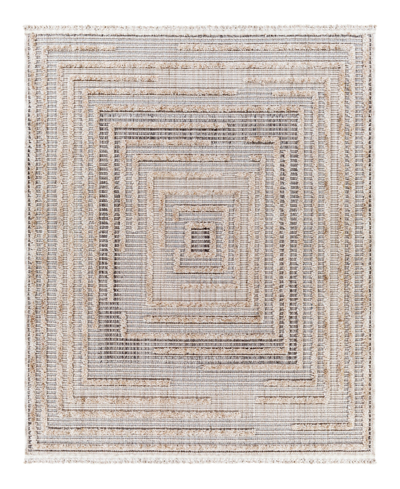 Surya Zaragoza Zrz-2315 7'10" X 10' Area Rug In Gray Beige