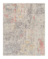 Surya Subtle Sub-2313 6'7" X 9' Area Rug In Silver-tone