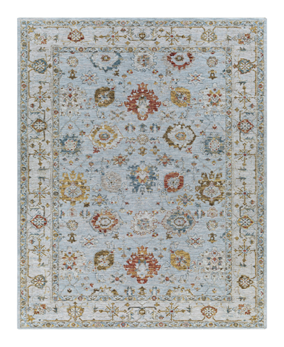 Surya Reina Ren-2306 6'7" X 9'6" Area Rug In Silver