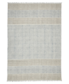 Amer Rugs Dune Dun-4 7'6" X 10' Area Rug In Bluestone