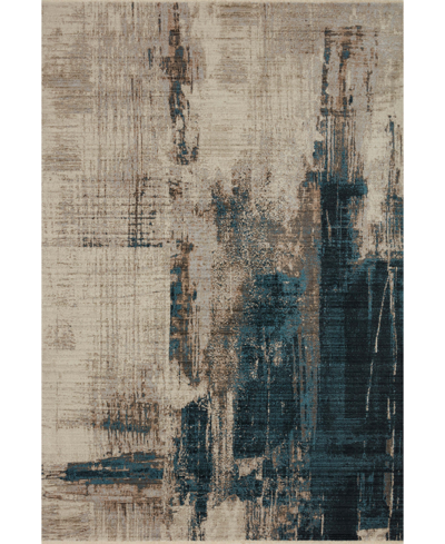 Spring Valley Home Leigh Lei-08 5'3" X 7'6" Area Rug In Slate