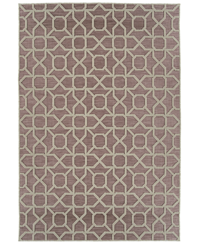 Kaleen Cove Cov01 5'3" X 7'6" Outdoor Area Rug In Pink