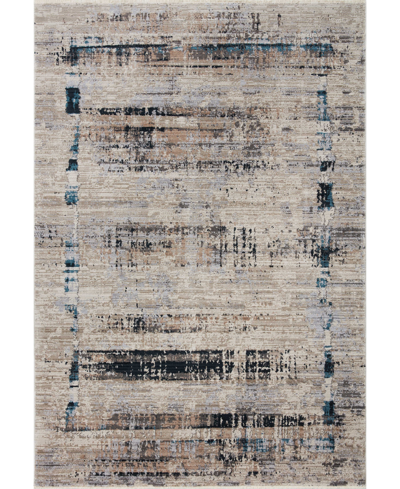 Spring Valley Home Leigh Lei-01 6'7" X 9'6" Area Rug In Slate