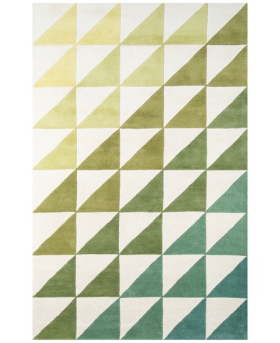 Novogratz Collection Novogratz By Momeni Delmar Del06 3' 6" X 5' 6" Area Rug In Lime