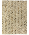 Exquisite Rugs Natural Er9904 5' X 8' Area Rug In Silver-tone
