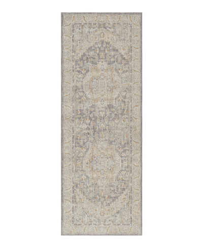 Surya Avant Garde Avt-2337 2'7" X 7'3" Runner Area Rug In Denim
