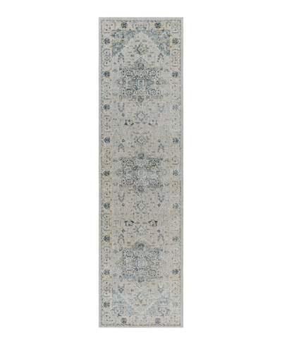 Surya Brunswick Bwk-2319 2'7" X 10' Runner Area Rug In Mist