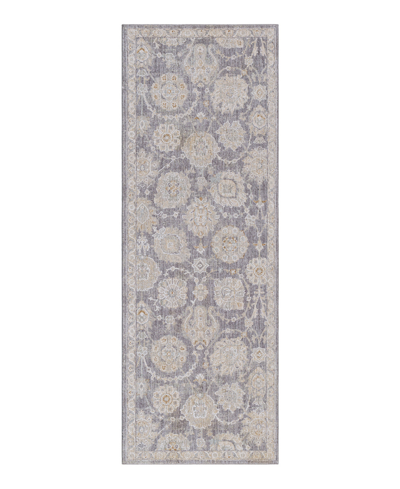 Surya Avant Garde Avt-2336 2'7" X 7'3" Runner Area Rug In Denim