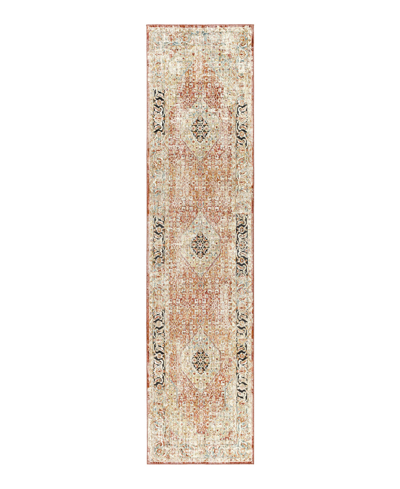 Surya Aspendos Aps-2302 2'7" X 10' Runner Area Rug In Brick