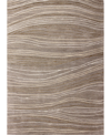 Bb Rugs Natural Wool Nat-19 7' 6" X 9' 6" Area Rug In Beige