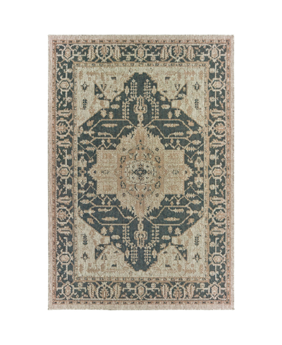 Jhb Design Scope Sco01 3'3" X 5' Outdoor Area Rug In Blue