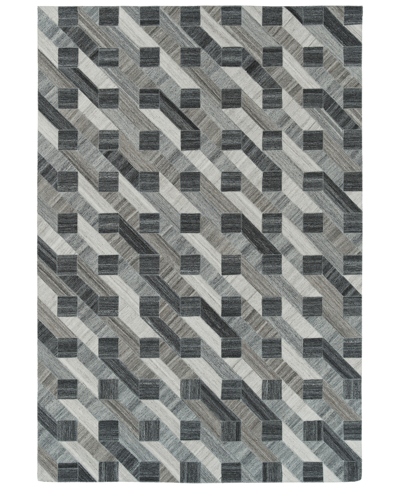 Kaleen Chaps Chp02 Area Rug, 4' X 6' In Charcoal