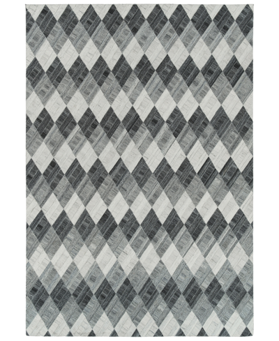 Kaleen Chaps Chp08 5' X 7'9" Area Rug In Charcoal