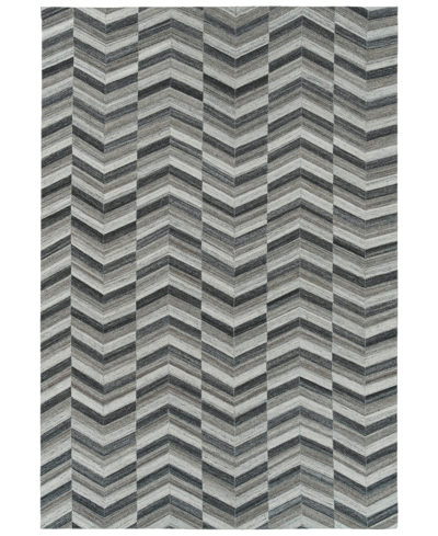 Kaleen Chaps Chp01 4' X 6' Area Rug In Charcoal
