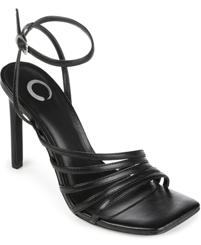 Journee Collection Women's Louella Strappy Stilettos In Black