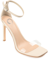 Journee Collection Tru Comfort Foam Lorelei Ankle Strap Stiletto Sandal In Off White