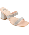 Journee Collection Shandee Tru Comfort Foam Heeled Sandal In Nude