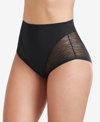 LEONISA HIGH WAISTED SHEER LACE SHAPER PANTY