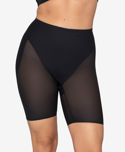 Leonisa Women's Firm Compression Butt Lifter Shaper Shorts In Black