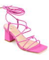 Journee Collection Harpr Tru Comfort Foam Heeled Sandal In Pink