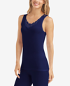 Cuddl Duds Softech Venice Lace Detail Cami In Ink