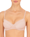 Natori Discreet Convertible Underwire Bra In Lt Mocha