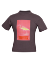 Heron Preston Heron-print Short-sleeved T-shirt In Grey