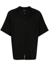 3.1 Phillip Lim Zipped Baseball Shirt In Black