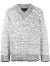 3.1 Phillip Lim Marl-knit Jumper In White