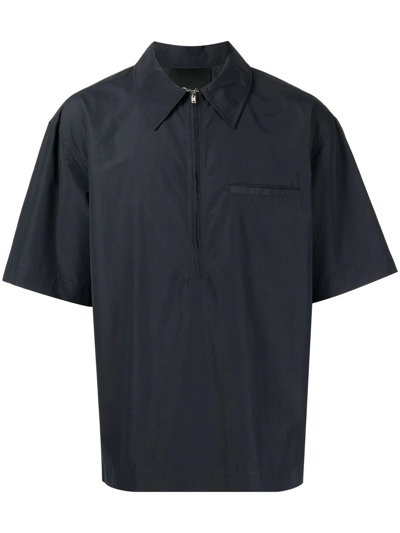 3.1 Phillip Lim / フィリップ リム Half-zip Polo Shirt In Black