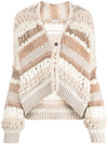 Brunello Cucinelli Argyle Knit Cashmere Vest In Neutrals