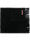 ACNE STUDIOS FRINGED WOOL SCARF