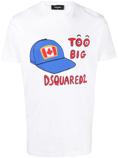 Dsquared2 Graphic-print T-shirt In White