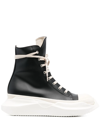 RICK OWENS DRKSHDW ABSTRACT CHUNKY HIGH-TOP SNEAKERS