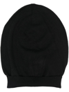 RICK OWENS KNITTED CASHMERE BEANIE