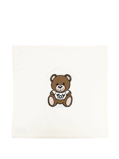 Moschino Teddy-bear Blanket In White
