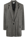 Isabel Marant Étoile Cikaito Single Breast Wool Blazer In Black