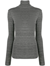 Isabel Marant Étoile Roll Neck Jumper In Grey