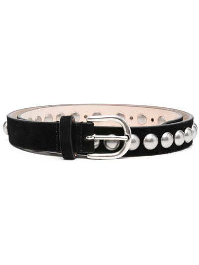 Isabel Marant Studded Buckle Belt In Multi-colored