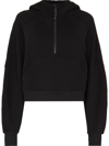 Lululemon Black Scuba Oversized Half-zip Cropped Hoodie