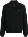 PS BY PAUL SMITH ZEBRA-EMBROIDERED ORGANIC COTTON JACKET