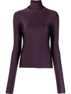 THE ANDAMANE HALLE ROLL-NECK LONG-SLEEVE TOP