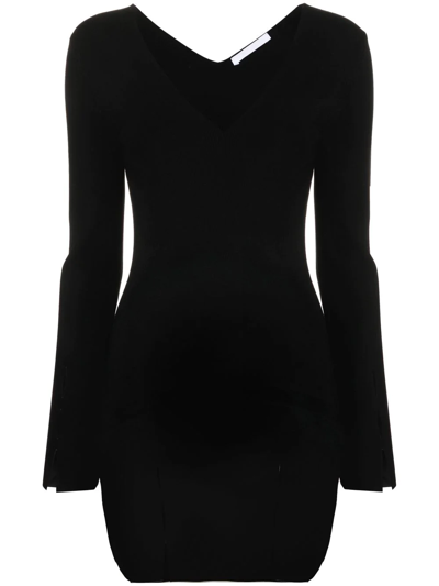 bodycon cinched dress Storia Monochromatic Satin Bodycon Midi Dress – Girl Intuitive main image 0