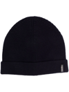 CORNELIANI RIBBED VIRGIN-WOOL BEANIE