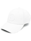 Stone Island Logo Patch Baseball Cap In White
