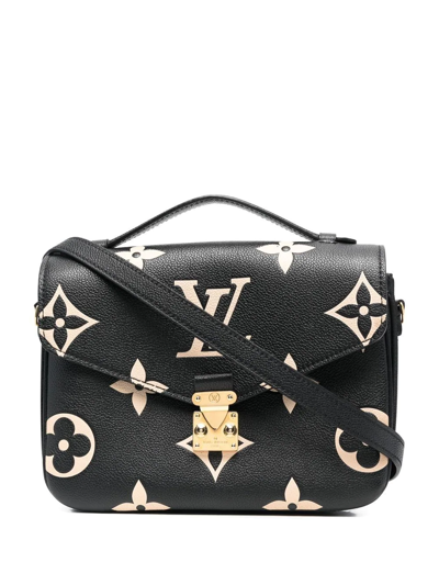 Pre-owned Louis Vuitton  Pochette Métis 2way Bag In Black